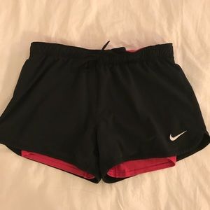 Dri-Fit Nike Shorts with Spandex Shorts built in
